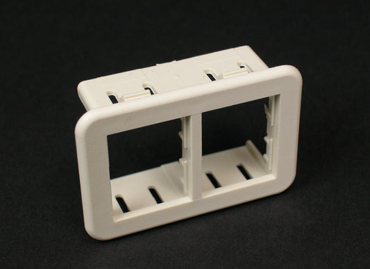 AB2TJ-WH - Wiremold - AB2TJWH CM Ortronics Tracjack 2A Mini Adapter Mounting Bezel in White