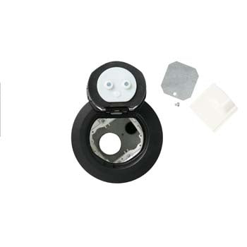4ATBK - Wiremold - 4ATBK 4 inch Unwired Flush Syle Assembly in Black