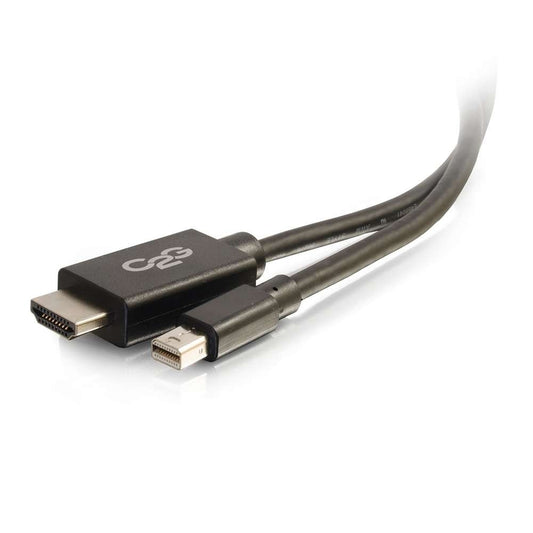 CG54420 - C2G - 3ft Mini DisplayPort Male to HDMI Male Adapter Cable Black