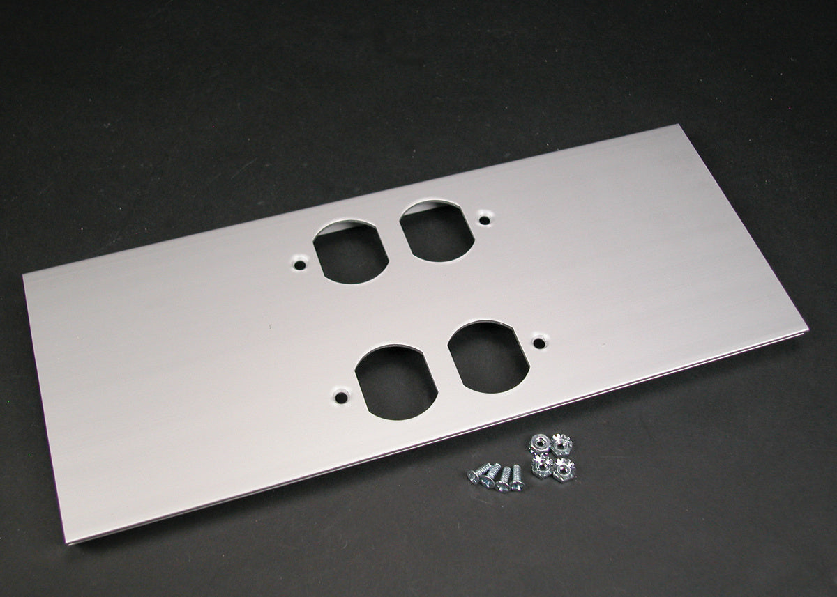 AL5246-DD - Wiremold - AL5246DD Large MultiChannel Raceway Double Duplex Cover Plate