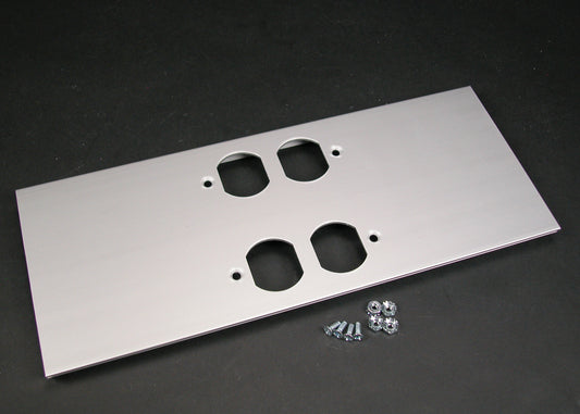 AL5246-DD - Wiremold - AL5246DD Large MultiChannel Raceway Double Duplex Cover Plate