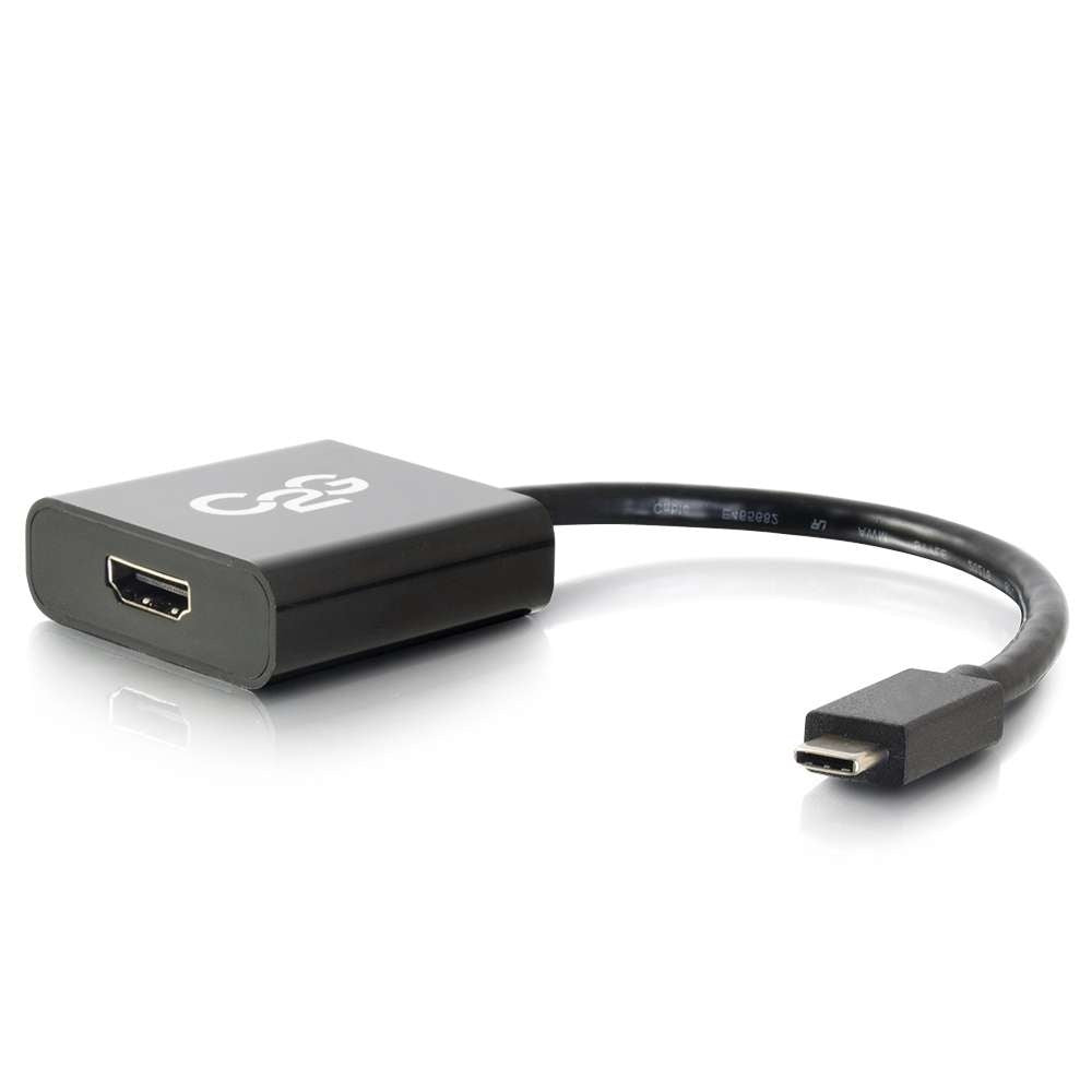 CG29474 - C2G - USB-C to HDMI AudioVideo Adapter Converter 4K 30Hz Black