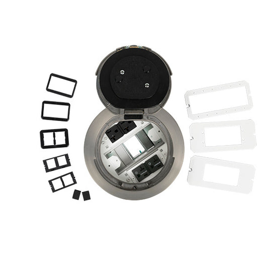 6ATC2PCRSN - Wiremold - 6ATC2PCRSN 6 inch Prewired Surface Satin Nickel Assembly Marked Controlled Circuit