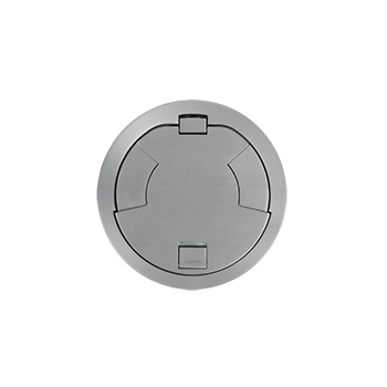8CT2AA - Wiremold - 8CT2AA 8 inch Evolution Flush Style Cover Assembly in Brushed Aluminum