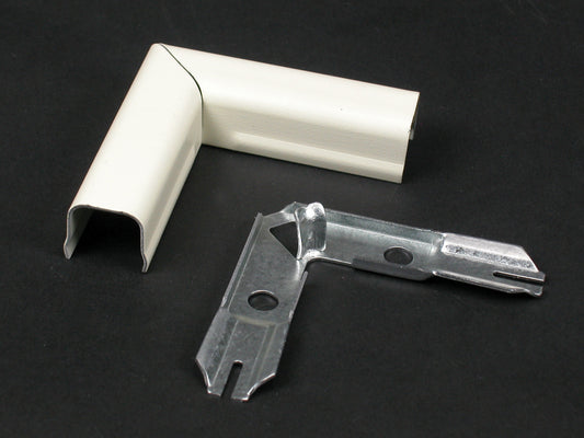 V711 - Wiremold - V711 Flat Elbow Fitting in Ivory