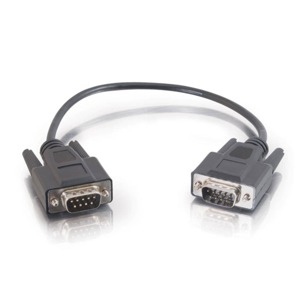 CG25220 - C2G - 3ft DB9 M/M Serial RS232 Cable Black