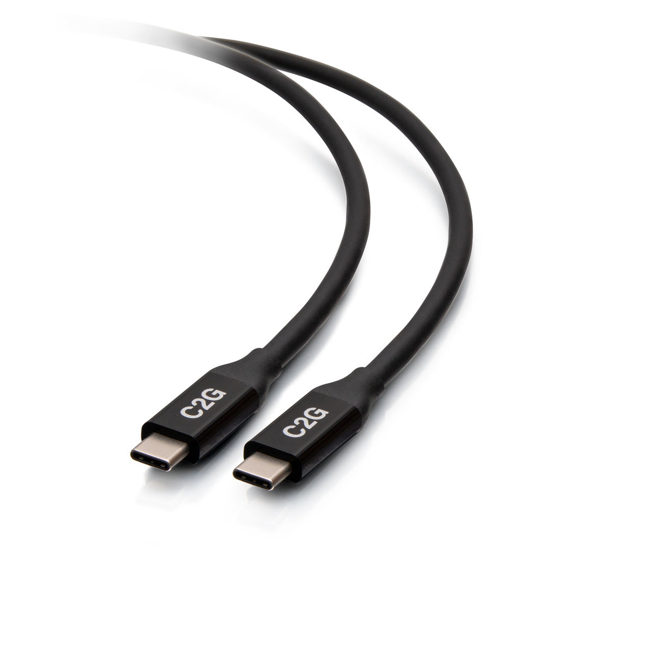 C2G28877 - C2G - 25ft 08m USB-C Male to USB-C Male Cable 20V 5A USB4 40Gbps