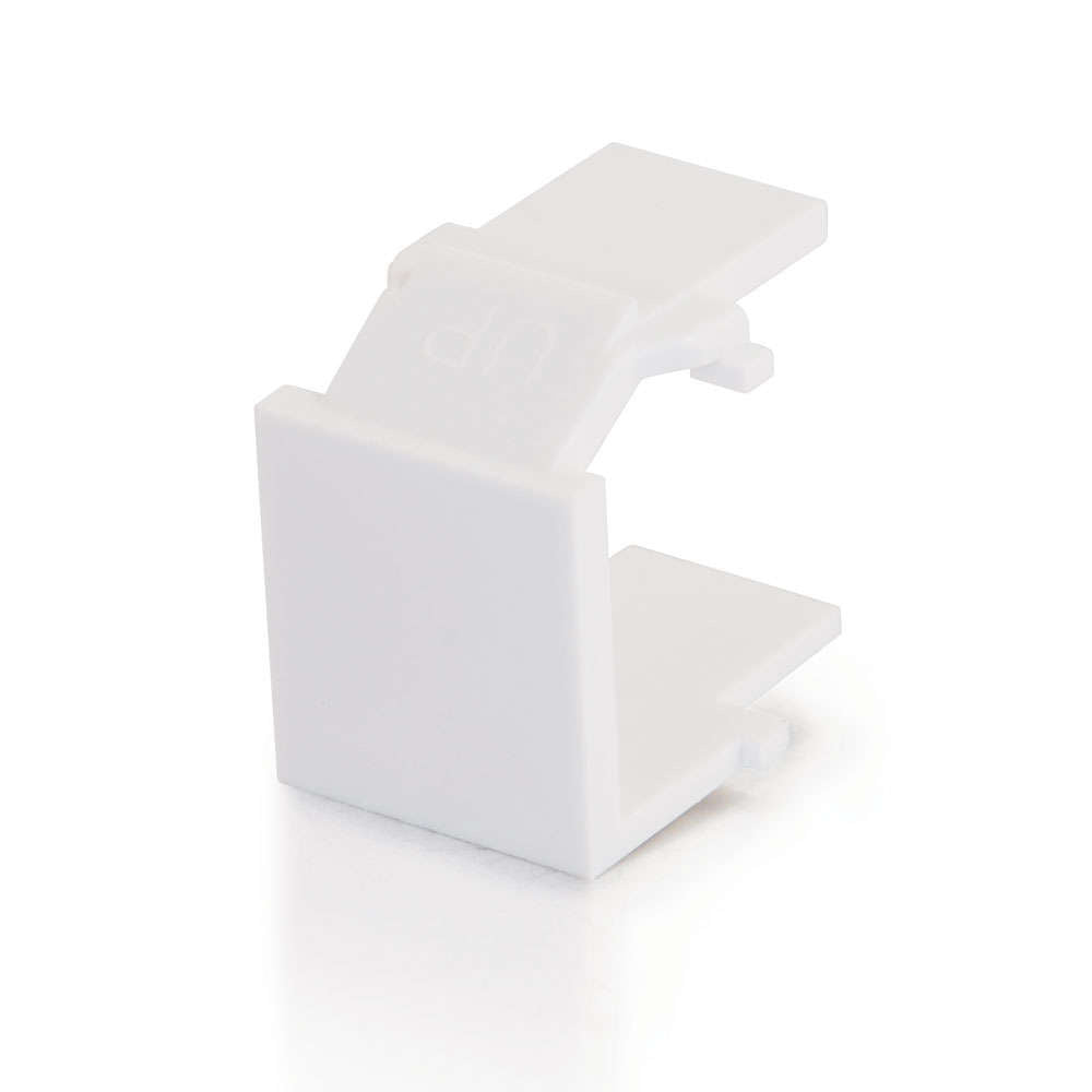 CG03820 - C2G - SnapIn Blank Keystone Insert Module White