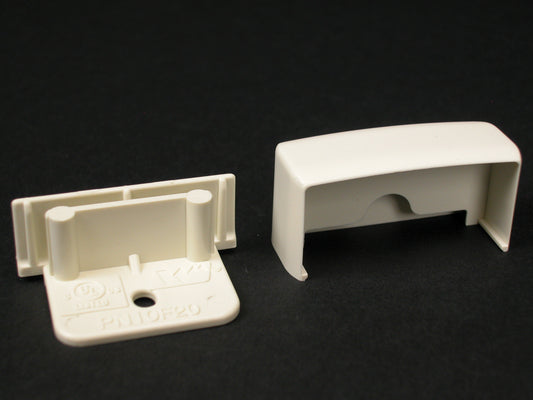 PN03F20WH - Wiremold - PN03F20WH Eclipse PN03 Blank End Fitting in White