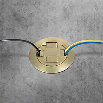 4CTCSB - Wiremold - 4CTCSB 4 inch Cover Assembly Surface in Satin Brass