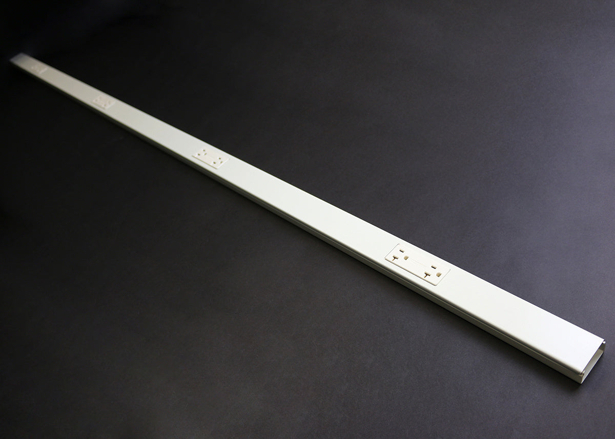 24S7218GBX99IV - Wiremold - 24S7218GBX99IV Steel Plugmold Multioutlet Strip