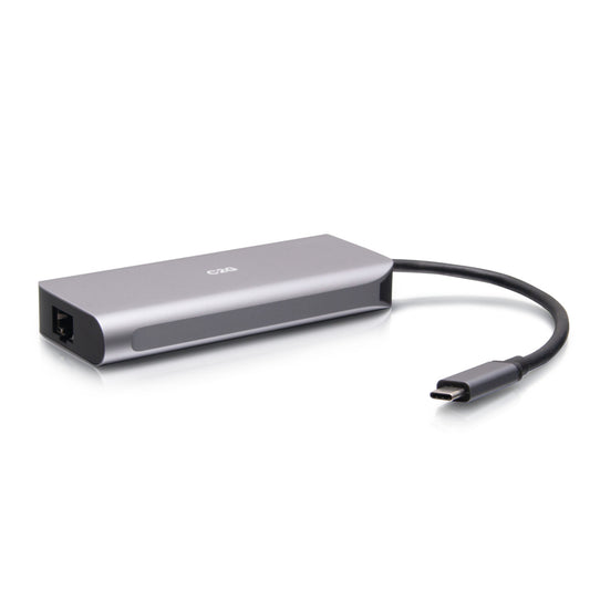 C2G54551 - C2G - USB-C 40 6in1 Mini Docking Station with HDMI USB-A Ethernet and USB-C 85W 8K 60HZ