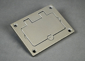 828GFITCAL-NK - Wiremold - 828GFITCALNK Omnibox Rectangular Nickel GFI Cover Plate