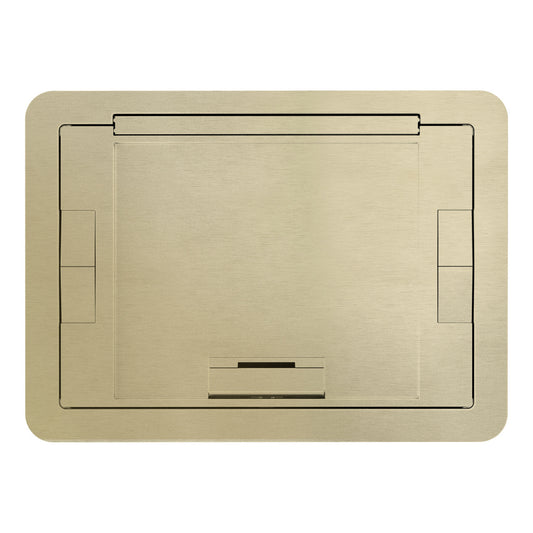 EFB6810CTSB - Wiremold - Evolution EFB6810 Flush Style Cover with Floor Insert in Satin Brass