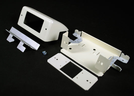 V24DWNU - Wiremold - V24DWNU 2400 Downward Extron MAAP Device Plate Fitting in Ivory