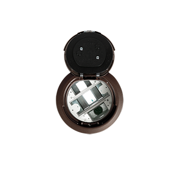6ATC2BZ - Wiremold - 6ATC2BZ 6AT Unwired Evolution Poke Thru Device with Surface Style Cover in Bronze
