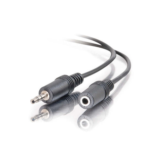 CG40408 - C2G - 12ft 3.5mm M/F Stereo Audio Extension Cable