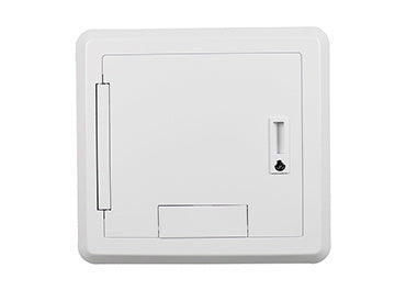 EHWBC8-WH - Wiremold - EHWBC8WH Evolution Eight Gang Hinged Wall Box Cover in White