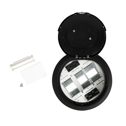 8ATC2PCRBK - Wiremold - 8ATC2PCRBK 8 inch Prewired Surface Black Assembly Marked Controlled Circuit