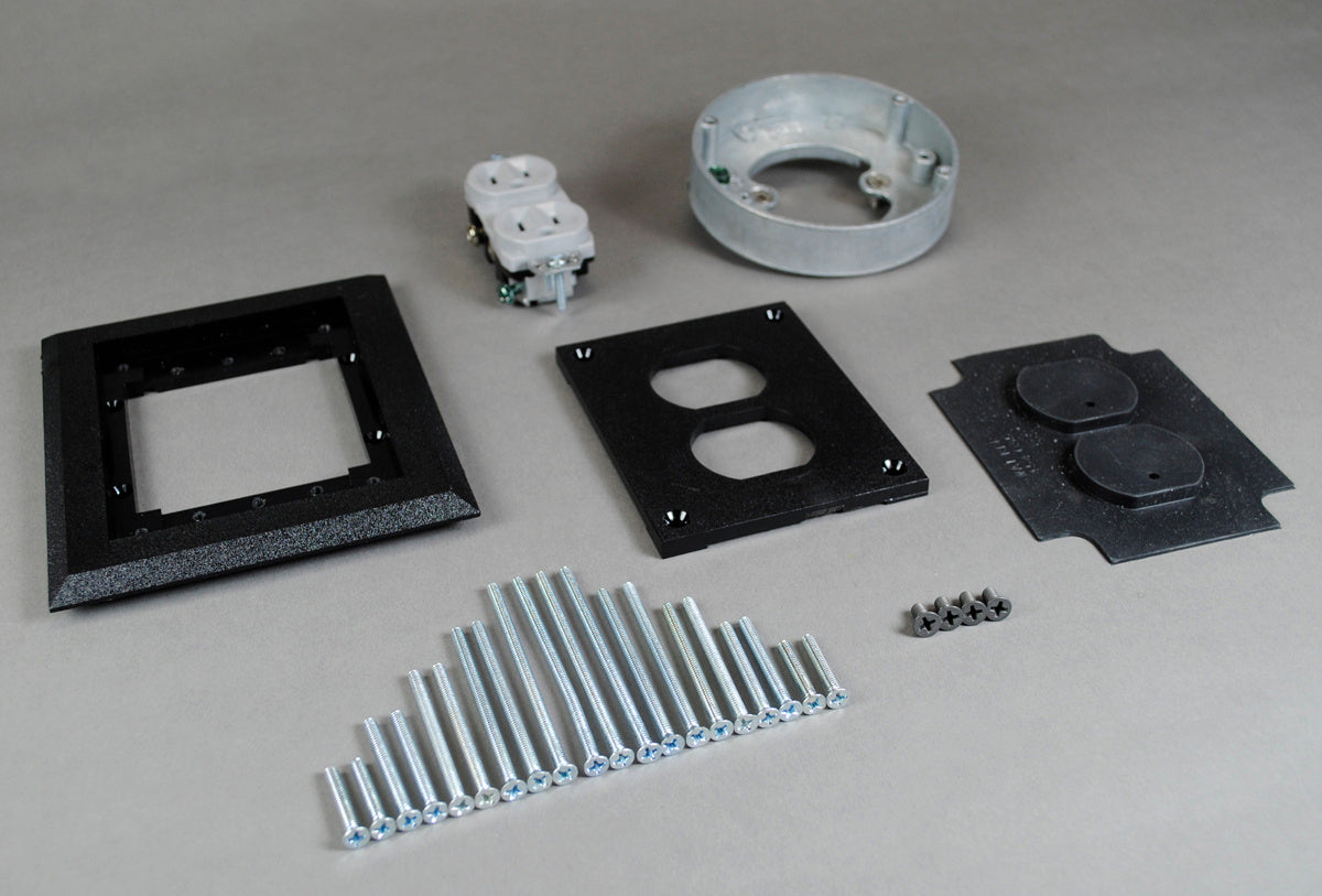 S165BLK - Wiremold - S165BLK Source I Complete Flush Activation in Black