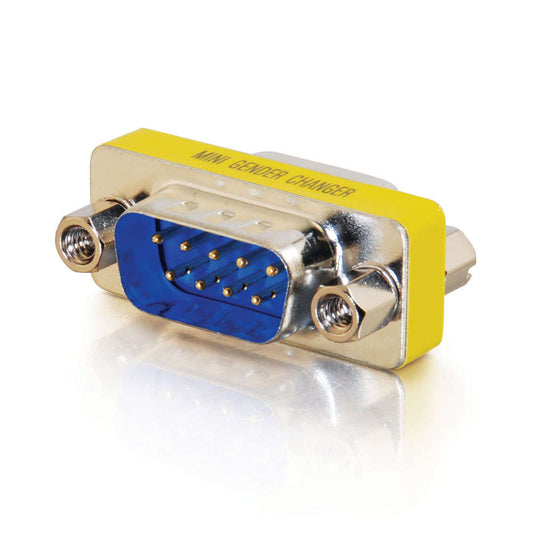 CG02782 - C2G - DB9 M/M Serial RS232 Mini Gender Changer Coupler