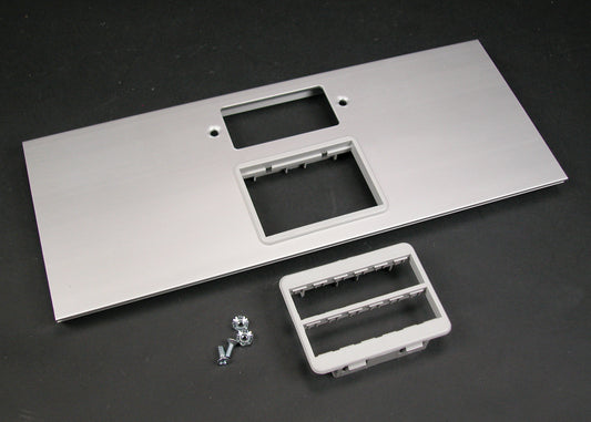 AL5256-GMABRT - Wiremold - AL5256GMABRT Large MultiChannel Raceway GFCI and Ortronics Cover Plate