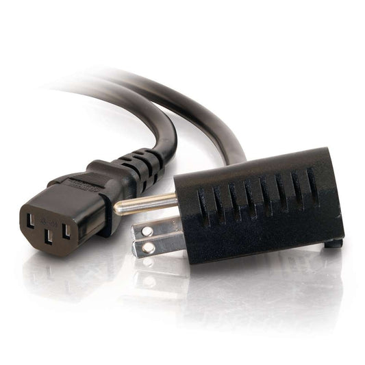 CG30536 - C2G - 6ft 16 AWG Universal Power Cord with Extra Outlet