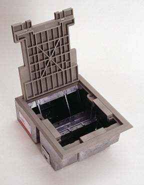 AF3-KC - Wiremold - AF3KC Raised Floor Box in Black