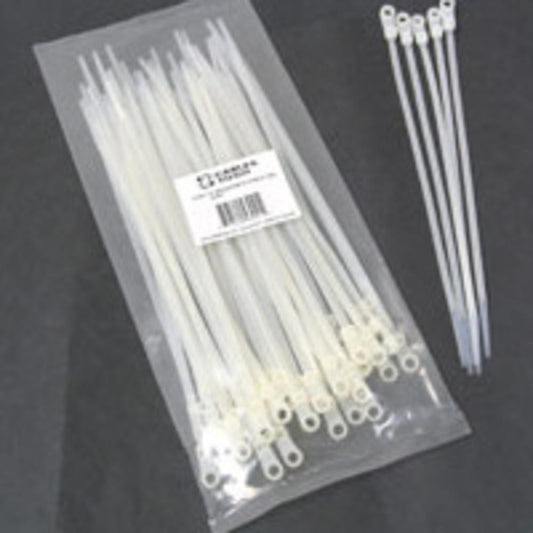 CG43040 - C2G - 6 Inch ScrewMountable Cable Tie MultiPack 50 Pack