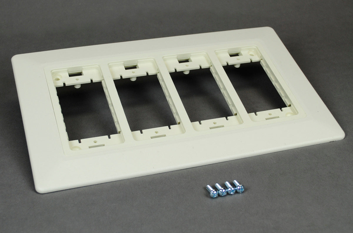 WSA07-4A - Wiremold - WSA074A WallSource Device Mounting Bracket and Trim Ring in Ivory