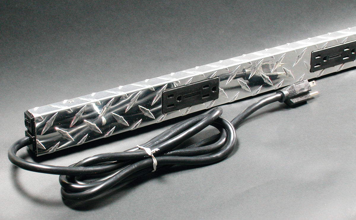 PM48T - Wiremold - PM48T 2400 Steel Plugmold Tough Plugmold Multioutlet Strip