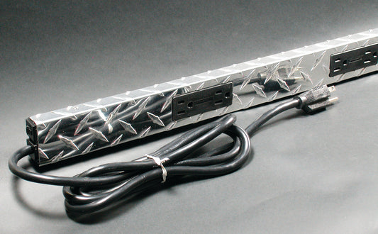 PM48T - Wiremold - PM48T 2400 Steel Plugmold Tough Plugmold Multioutlet Strip