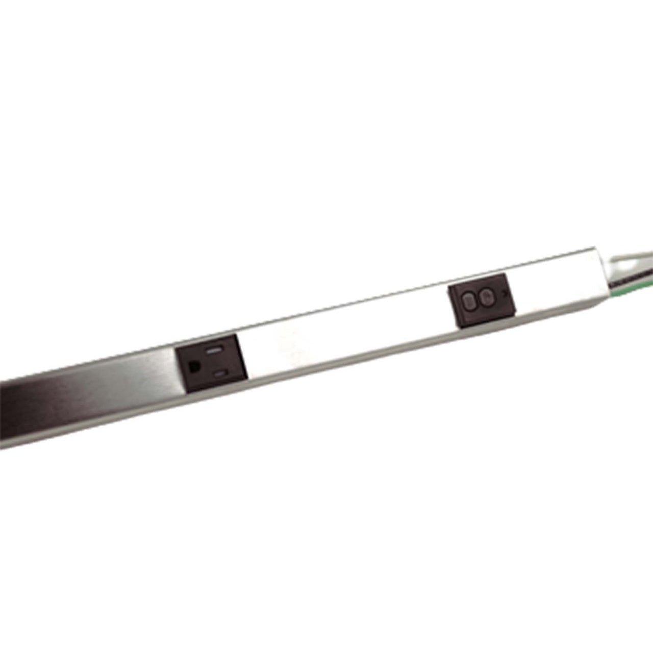 G20GB306TRGFI6 - Wiremold - G20GB306TRGFI6GFCI Plugmold 3 ft Gray 5 Outlets And Self Test GFCI Module