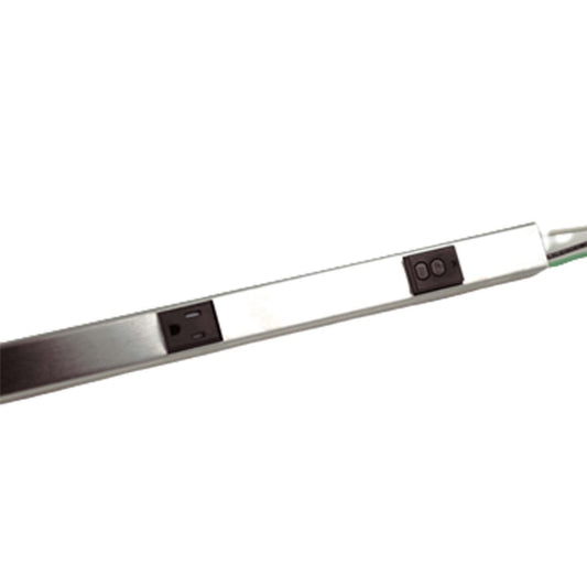 S20GB306TRGFI6 - Wiremold - S20Gb306TRGFI6 Plugmold 3 ft Self Test GFCI 5Outlet Power Strip in Stainless Steel