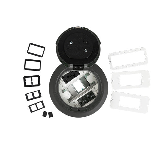 6ATC2PCRGY - Wiremold - 6ATC2PCRGY 6 inch Prewired Surface Gray Assembly Marked Controlled Circuit