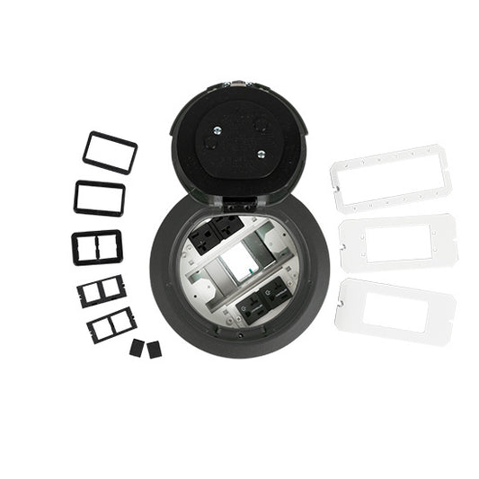 6ATC2PCRGY - Wiremold - 6ATC2PCRGY 6 inch Prewired Surface Gray Assembly Marked Controlled Circuit