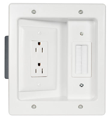 HT2102WHV1 - On-Q - InWall TV Connection Kit in White
