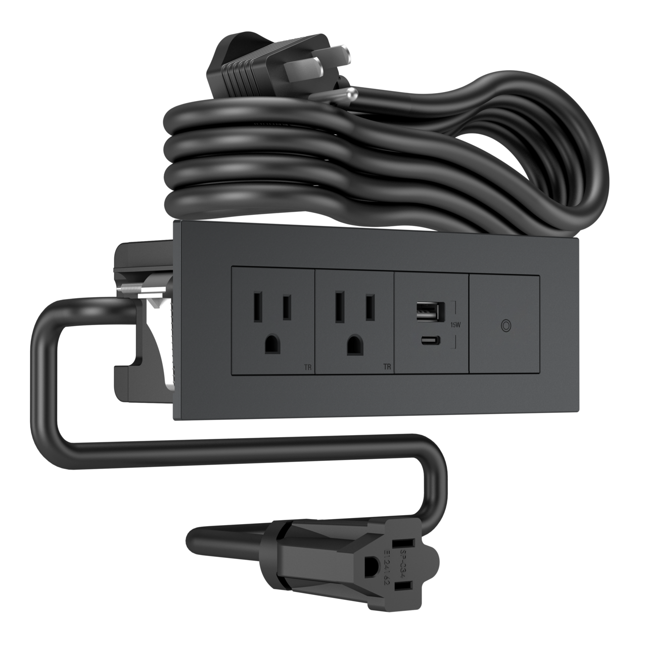 4-Cube-dash-Furniture-Power-Center- - Wiremold - dash 4Cube FPC in Graphite