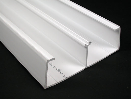 5400TB-WH - Wiremold - 5400TBWH Two Compartment Raceway Base in White