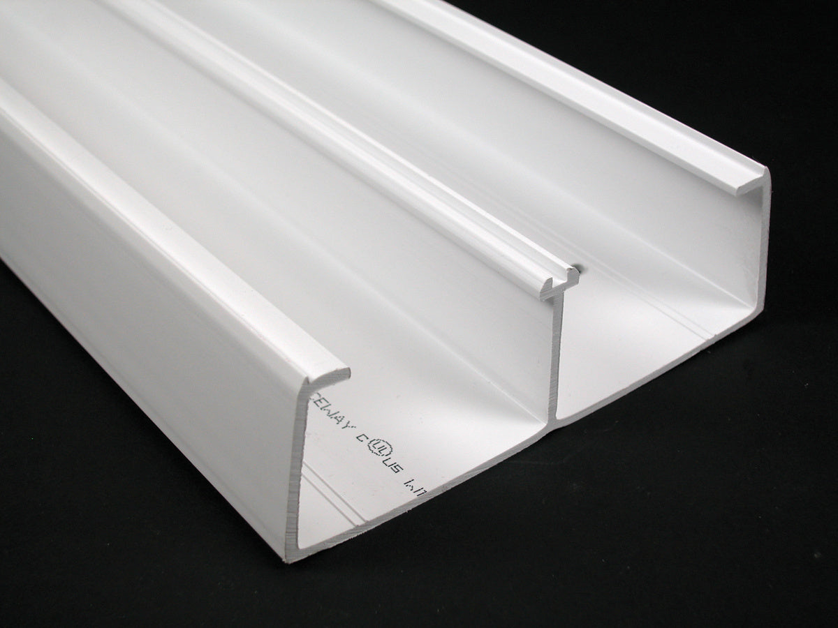 5400TB - Wiremold - 5400TB Two Compartment Raceway Base in Ivory