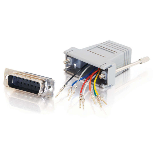 CG02926 - C2G - RJ45 to DB15 Male Modular Adapter