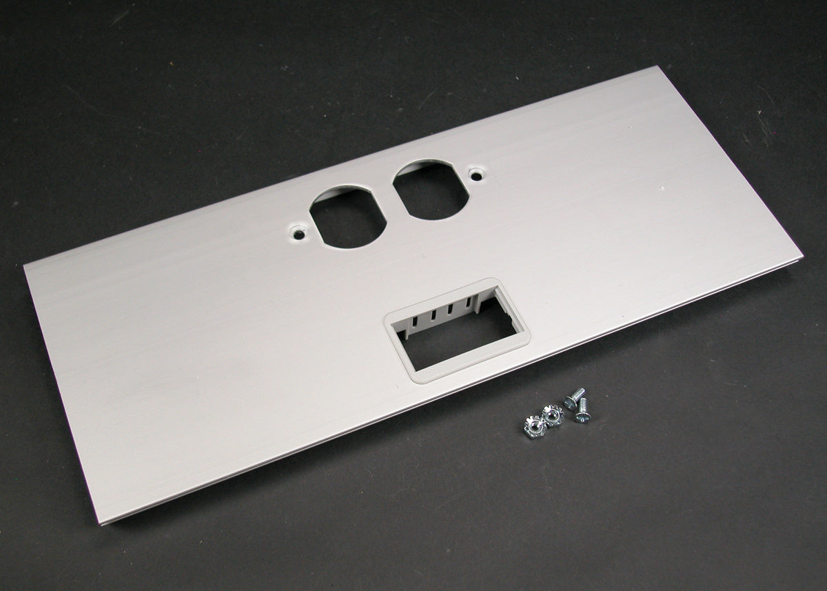 AL5256-DACT - Wiremold - AL5256DACT Large MultiChannel Raceway Duplex and 6A Mini Adapter Cover Plate