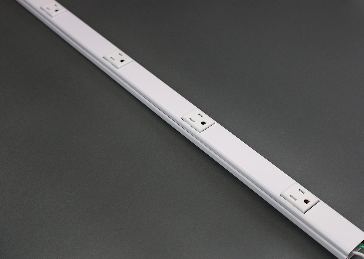 AL20GB306TR - Wiremold - AL20GB306TR Aluminum Plugmold Multioutlet Strip