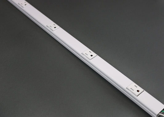 AL20GB306TR - Wiremold - AL20GB306TR Aluminum Plugmold Multioutlet Strip