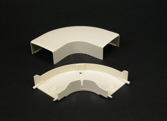 PN10F11V - Wiremold - PN10F11V Eclipse PN10 Flat Elbow Fitting in Ivory