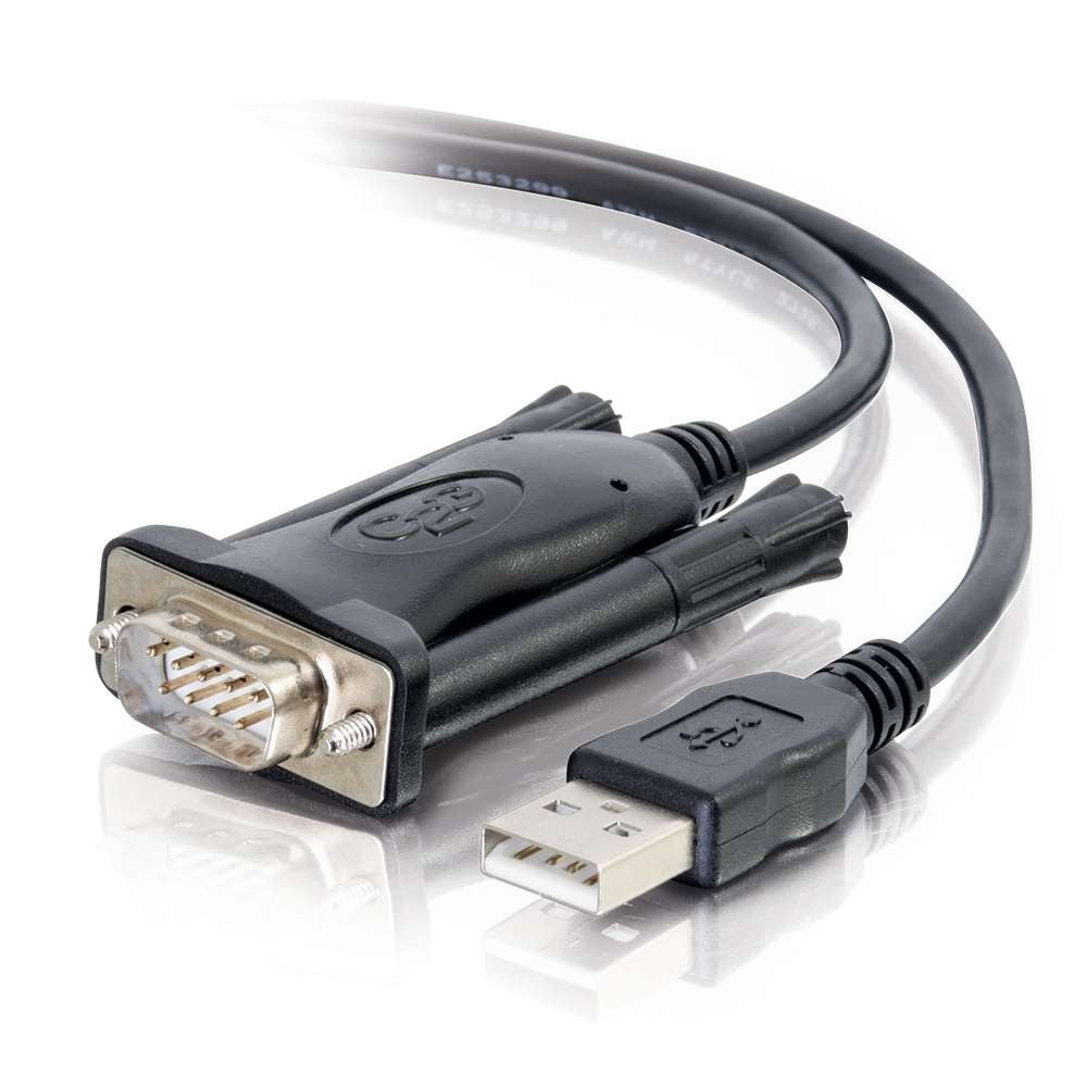 CG26887 - C2G - 5ft USB to DB9 Male Serial RS232 Adapter Cable