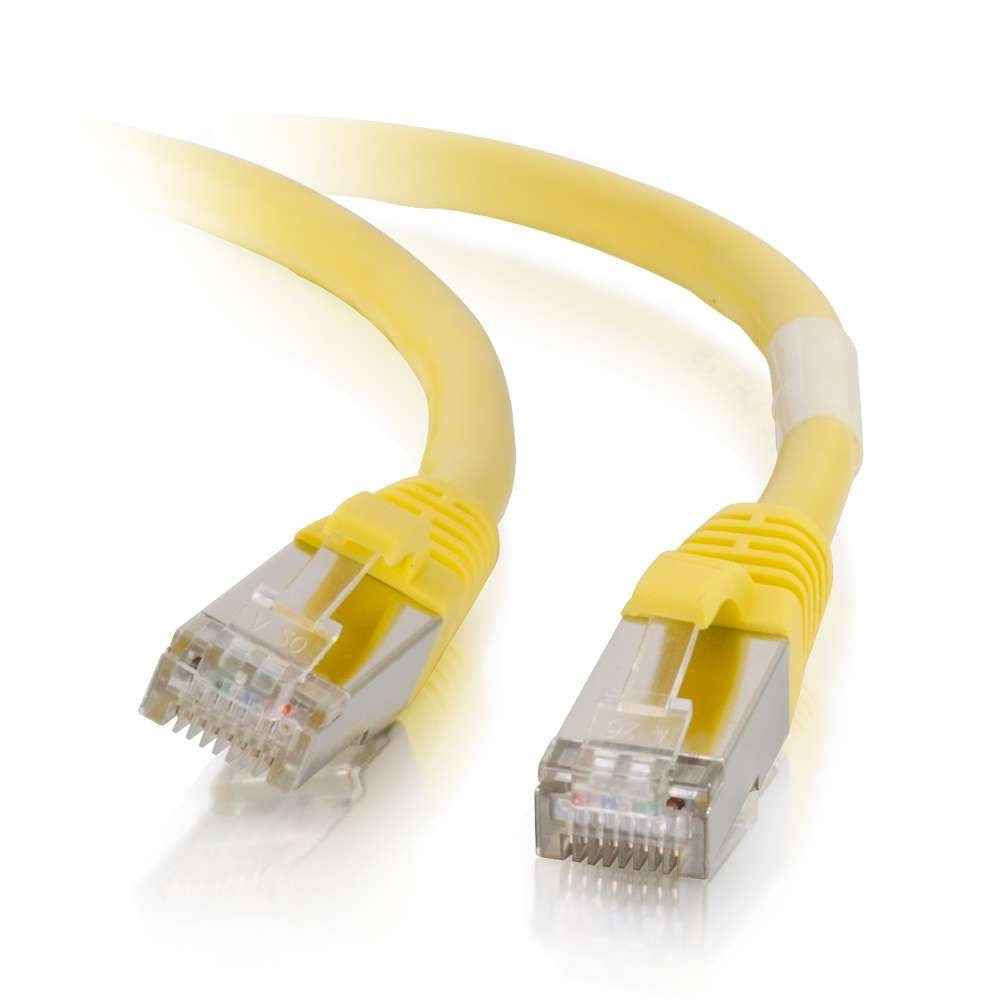 CG00869 - C2G - 12ft Cat6 Snagless Shielded STP Ethernet Network Patch Cable Yellow