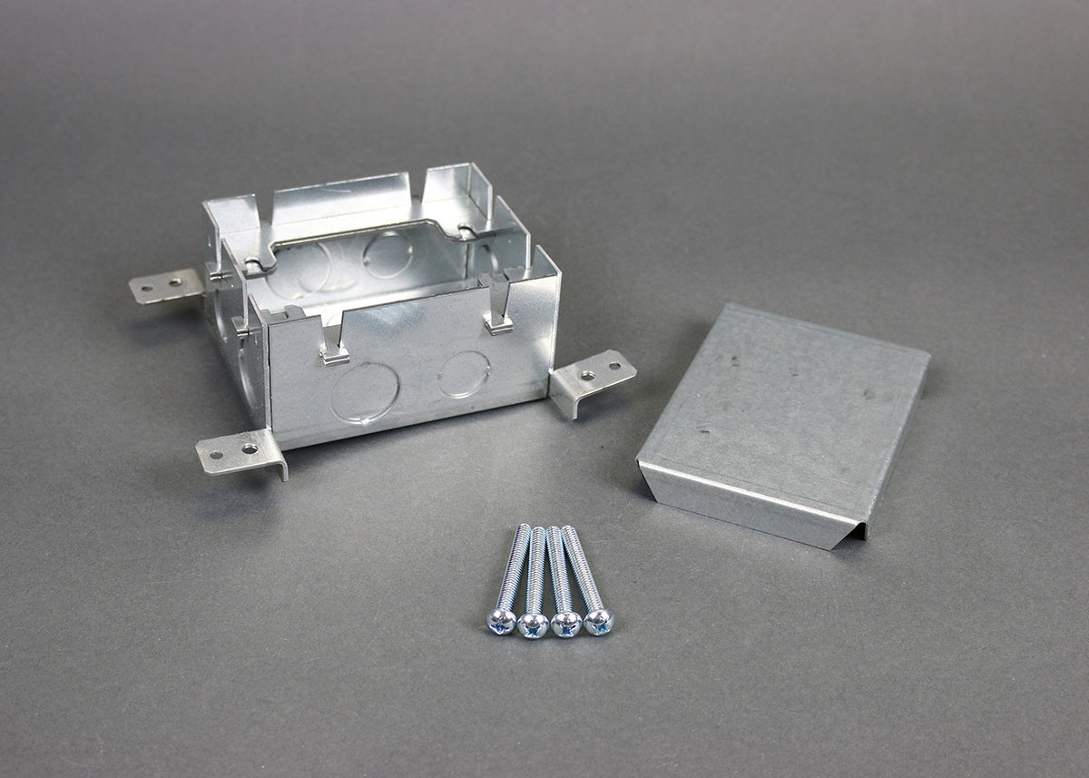 880M1 - Wiremold - 880M1 Omnibox One Gang Shallow Steel Floor Box