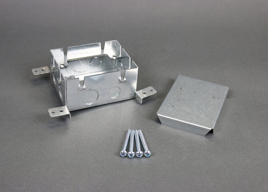 880M1 - Wiremold - 880M1 Omnibox One Gang Shallow Steel Floor Box