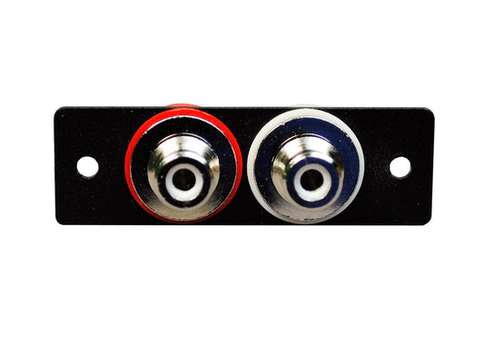 AV2003BK - Wiremold - Two RCA Female to BNC Female Adapters in Black